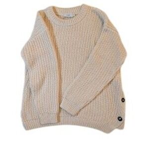 Closed Beige Knit Crew Neck Sweater